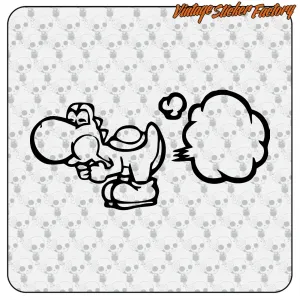 YOSHI STICKER. BUY VINYL STICKERS.