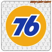 76 STICKER. BUY VINYL STICKERS.
