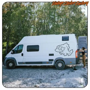 AUTOCOLLANT FISH SIMPSONS. ACHETEZ DES AUTOCOLLANTS EN VINYLE.