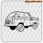 AUTOCOLLANT VW T3 DAKA. ACHETEZ DES AUTOCOLLANTS EN VINYLE.