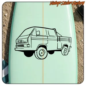 Pegatina VW T3 Doka. Comprar pegatinas.