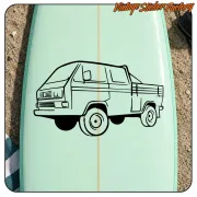VW T3 DOKA AUFKLEBER. KAUFEN SIE VINYLAUFKLEBER.