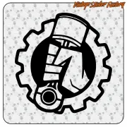 Custom Culture Piston Sticker | Tattoo Vinyl