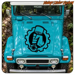 Kolben-Aufkleber Custom Culture | Tattoo-Vinyl