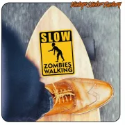 Autocollant Slow Zombies Walking | Vinyle zombie