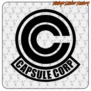 CAPSULE CORP AUFKLEBER. KAUFEN SIE VINYLAUFKLEBER.