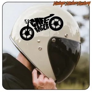 Pegatina CAFE RACER CHASIS LETRAS. Comprar pegatinas.