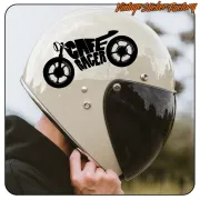 AUTOCOLLANT CHÂSSIS MANUSCRIT DE CAFE RACER. ACHETEZ DES AUTOCOLLANTS EN VINYLE.