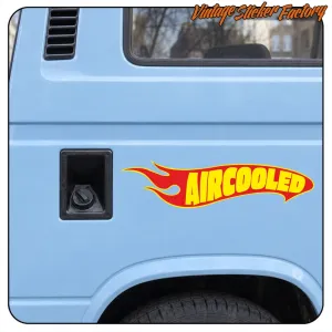 AUTOCOLLANT AIRCOOLED HOT WHEELS. ACHETEZ DES AUTOCOLLANTS EN VINYLE.