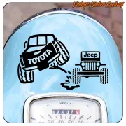 TOYOTA - JEEP STICKER. BUY VINYL STICKERS.