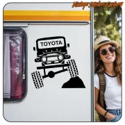 TOYOTA CRAWLER STICKER. BUY VINYL STICKERS.
