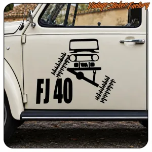 FJ40 Crawler Toyota 4x4 Sticker