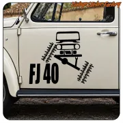 FJ40 Crawler Toyota 4x4 Sticker