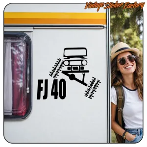 FJ40 CRAWLER AUFKLEBER. KAUFEN SIE VINYLAUFKLEBER.