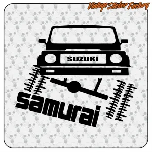 AUTOCOLLANT SUZUKI SANTANA CRAWLER. ACHETEZ DES AUTOCOLLANTS EN VINYLE.