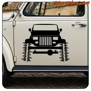 Pegatina Jeep Crawler. Comprar pegatinas.