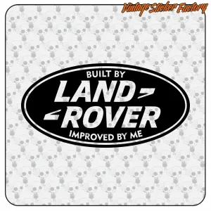 Autocollant Land Rover Improved By Me