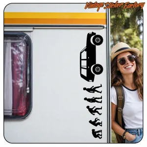 AUTOCOLLANT EVOLUTION RANGE ROVER. ACHETEZ DES AUTOCOLLANTS EN VINYLE.