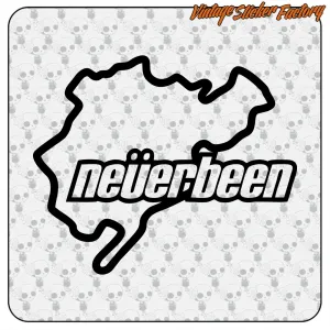 Sticker Neverbeen pour fans du Nürburgring