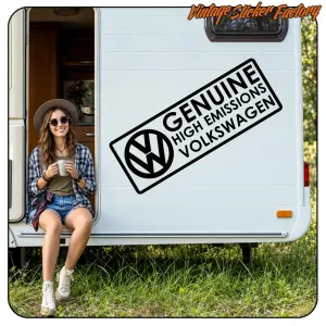 Autocollant Genuine High Emissions Volkswagen