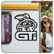GOLF GTI RABBIT STICKER. BUY VINYL STICKERS.