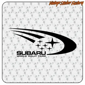 Dekorativer Subaru World Rally Team Aufkleber