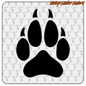 Pegatina Huella de perro. Comprar pegatinas.