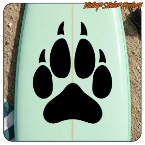 Pegatina Huella de perro. Comprar pegatinas.