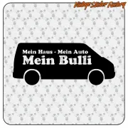 Autocollant Mein Bulli pour fourgon camper