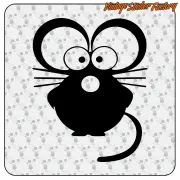 Autocollant de souris en plusieurs tailles et orientations
