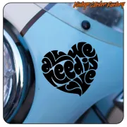 All We Need Is Love Aufkleber | Schneidevinyl
