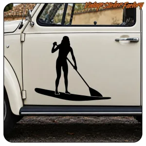 SUP GIRL STICKER. BUY VINYL STICKERS.