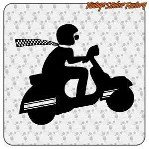 VESPA -2 STICKER. BUY VINYL STICKERS.