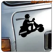 VESPA -2 AUFKLEBER. KAUFEN SIE VINYLAUFKLEBER.