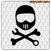 Pegatina Casco Pirata | Vinilo para Moto