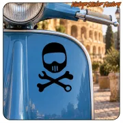 Pegatina Casco Pirata | Vinilo para Moto