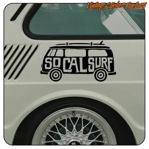 SOCAL SURF STICKER. BUY VINYL STICKERS.
