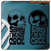 Autocollant « Sorry, I'm not cool » | Vinyle Custom Culture