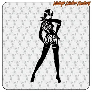 VA VA VROOM STICKER. BUY VINYL STICKERS.