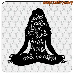 YOGA STICKER. BUY VINYL STICKERS.