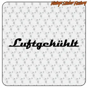 LUFTGEKUHLT -1 STICKER. BUY VINYL STICKERS.