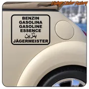 Jägermeister Petrol Sticker for Cars | Retro Vinyl
