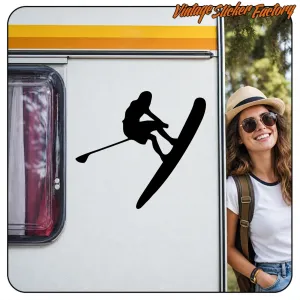 SUP Paddleboarding Sticker in Cut Vinyl