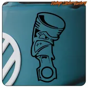 PISTON -3 STICKER. BUY VINYL STICKERS.