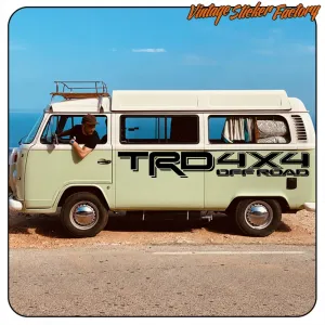 TRD 4X4 AUFKLEBER. KAUFEN SIE VINYLAUFKLEBER.