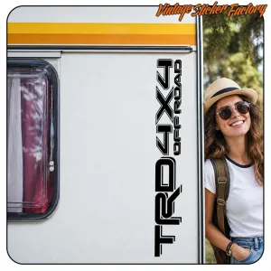 AUTOCOLLANT TRD 4X4. ACHETEZ DES AUTOCOLLANTS EN VINYLE.