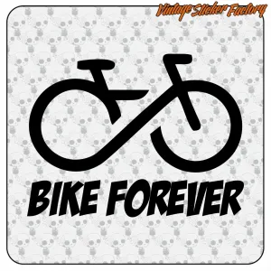 FÜR IMMER FAHRRAD AUFKLEBER. KAUFEN SIE VINYLAUFKLEBER.