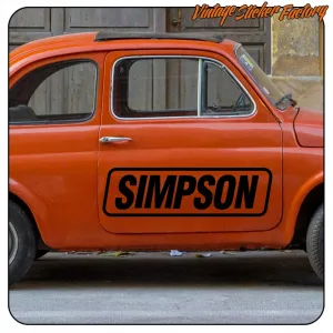 SIMPSON -2 STICKER. BUY VINYL STICKERS.
