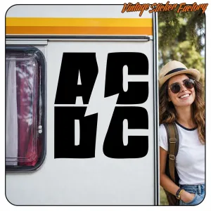 AUTOCOLLANT AC-DC 3. ACHETEZ DES AUTOCOLLANTS EN VINYLE.