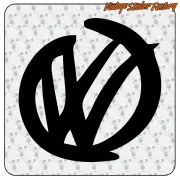 VW LOGO STICKER. BUY VINYL STICKERS.